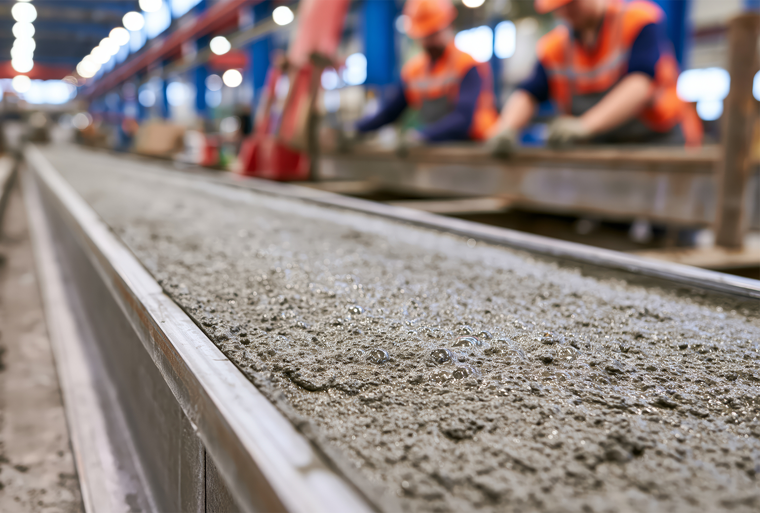 Precast curb production